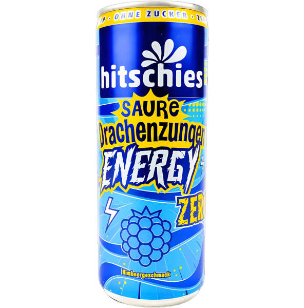 hitschies - Saure Drachenzungen Energy Zero Blau 250ml